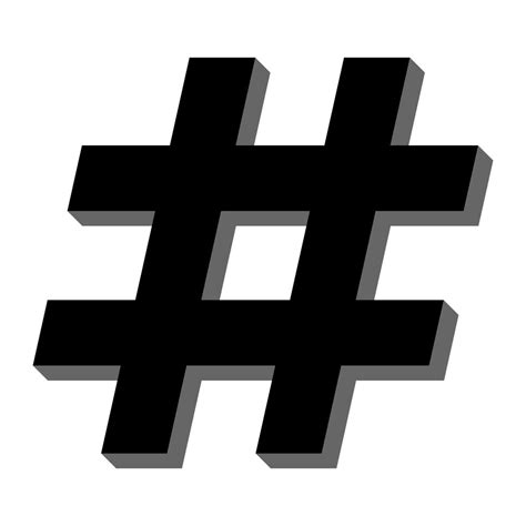 Printable Hashtag